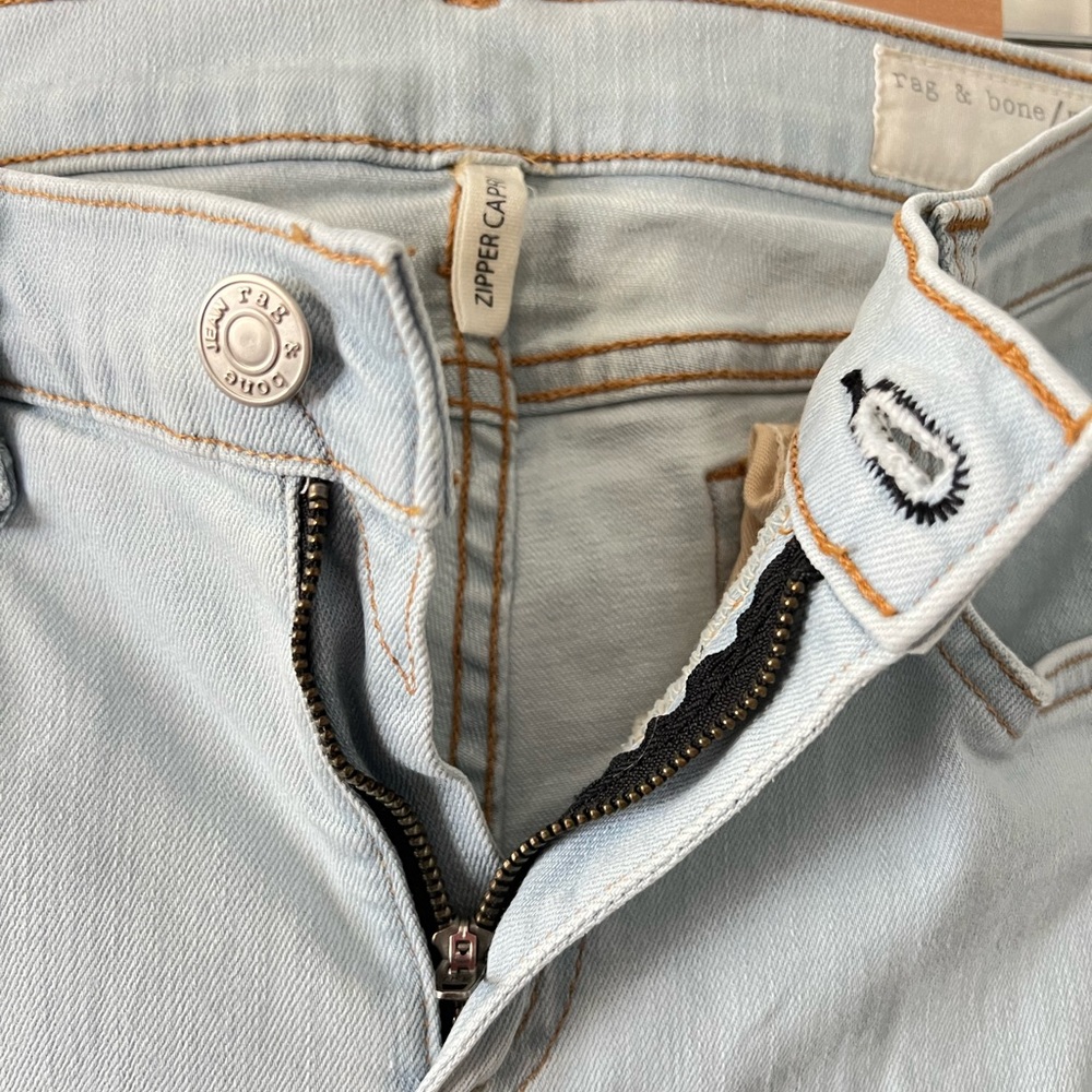 Rag & Bone Zipper Capri Jean, Size 29 - Picture 7 of 16